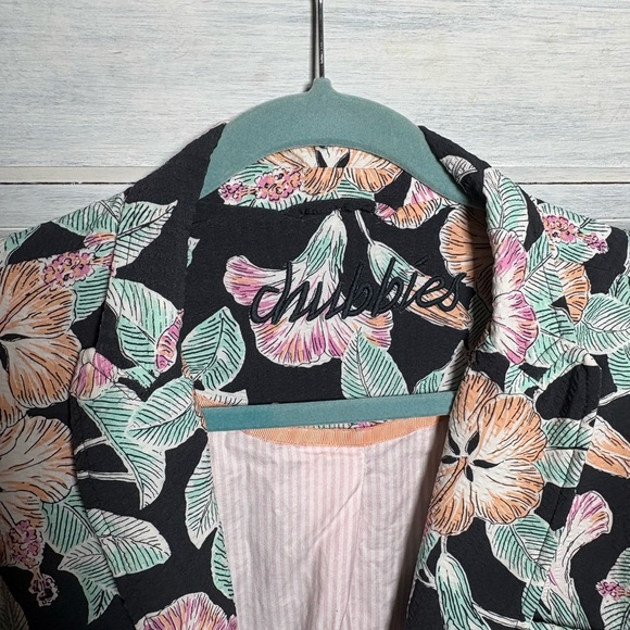 Chubbies Hibiscus Seersucker Floral Essence Blazer Preppy Fun Party Resort - Picture 5 of 7